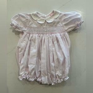 Petit Ami Smocked Pink Bubble 3M GUC